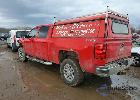 2016 Chevrolet Silverado K2500 Heavy Duty Lt из США, поврежденный, VIN 1GC1KVE89GF303912